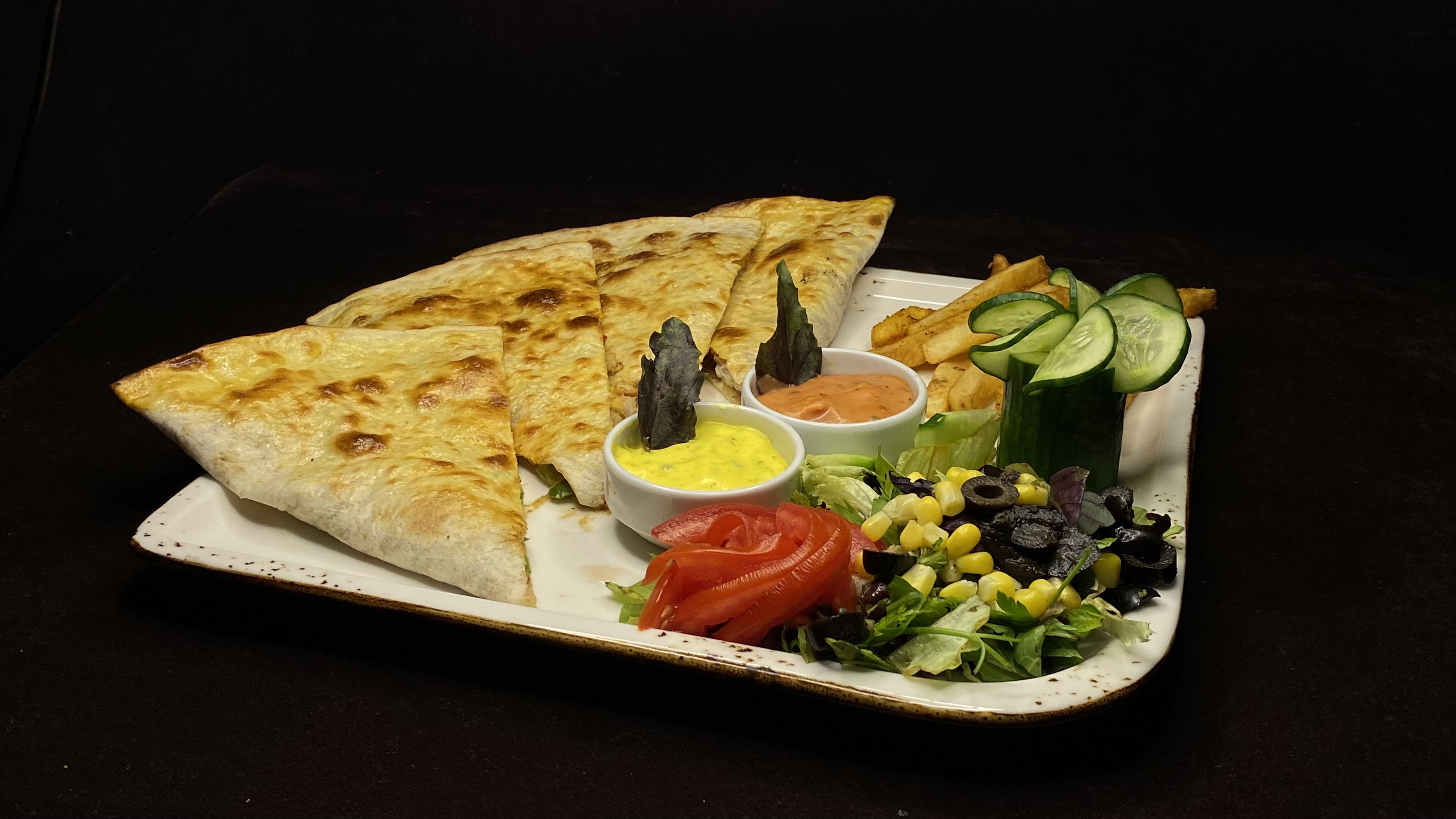 Sebzeli Quesadilla