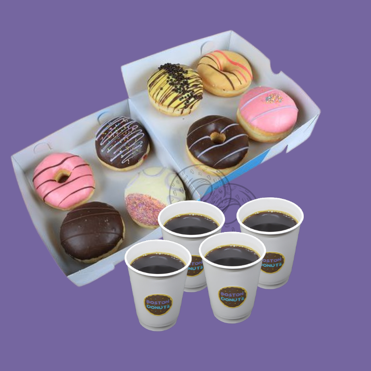 8 Donut + 4 Filtre Kahve