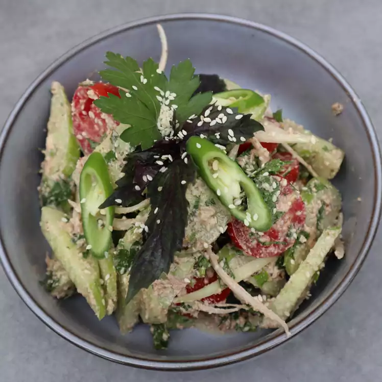 Georgian Salad with Walnuts