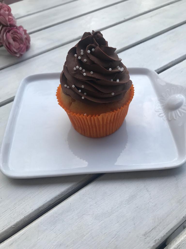 Vegan Çikolata Muz Cupcake