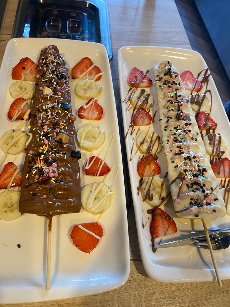 Beyaz Çikolatalı Çubuk Waffle
