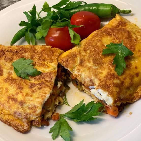 Sebzeli Omlet