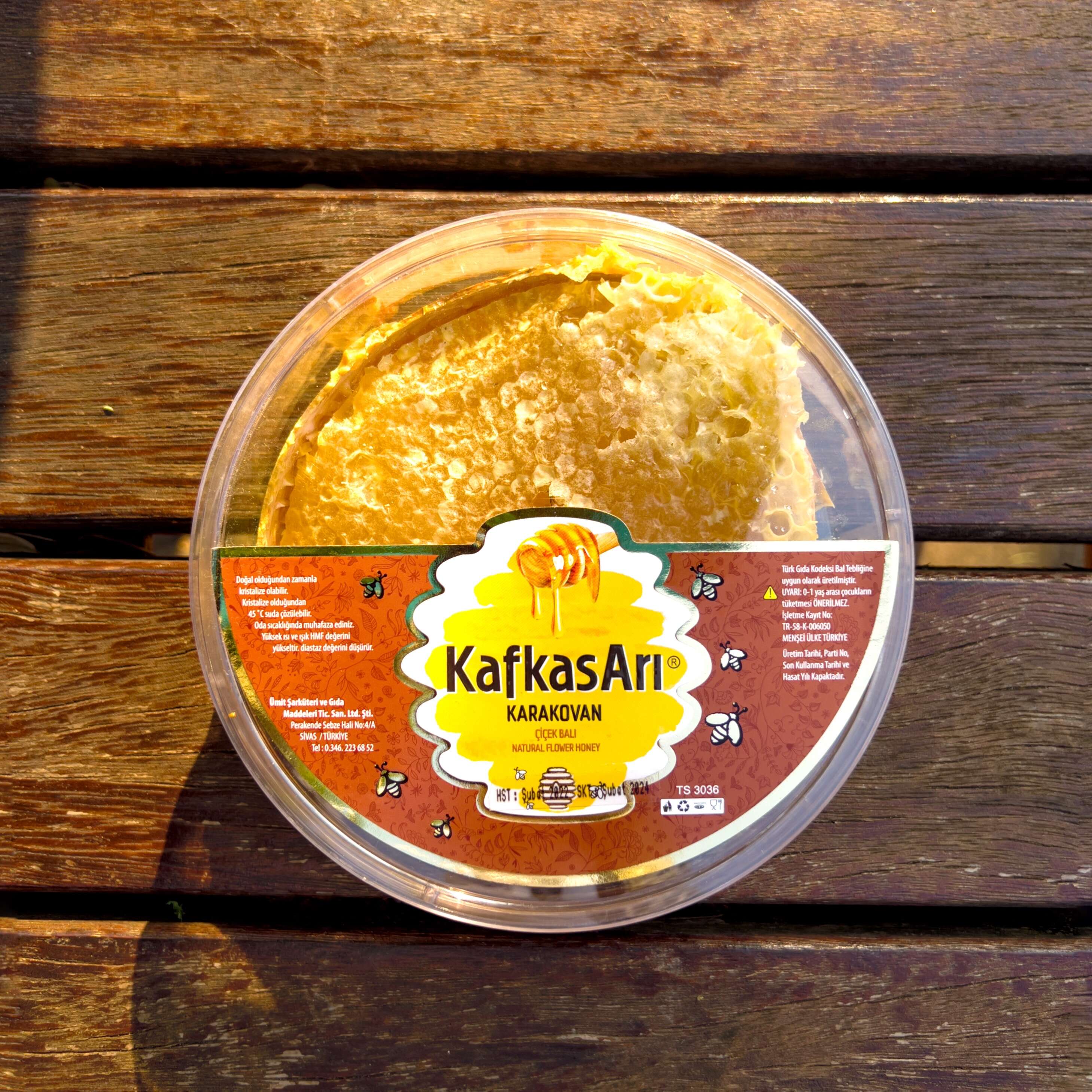 Petekli Karakovan Bal 1000 gr