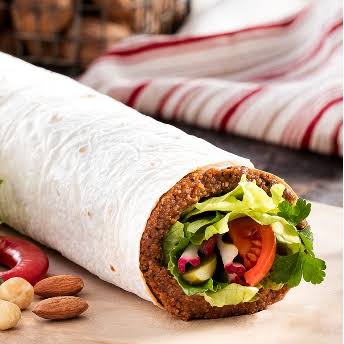 Ultra Çiğköfte Dürüm (200gr,marul,domates, turşu, salatalık, maydanoz, acı sos,nar ekşisi,limon):40₺