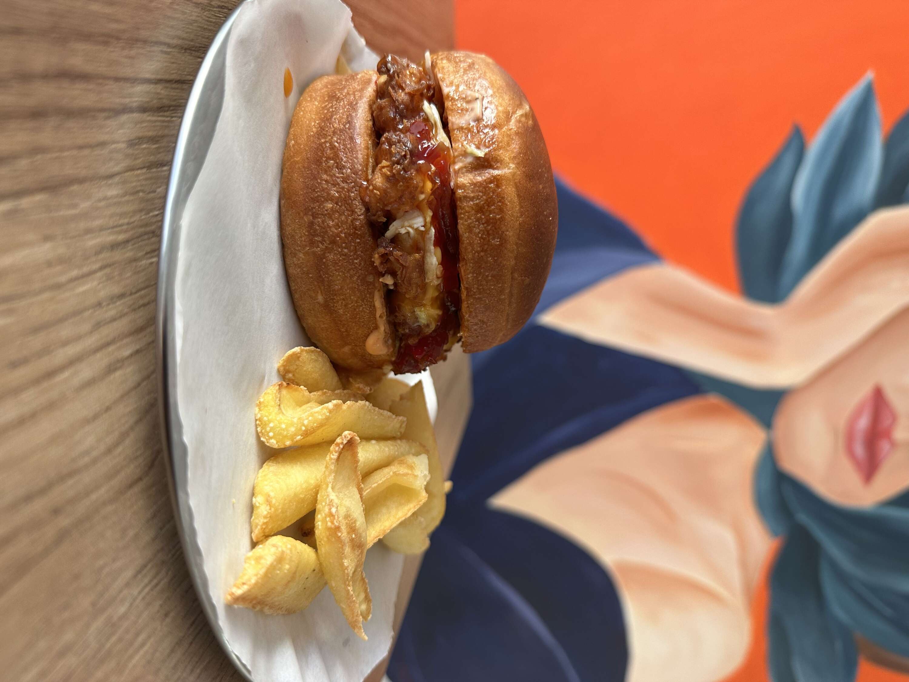 Reçelli Kızarmış Tavuk Burger