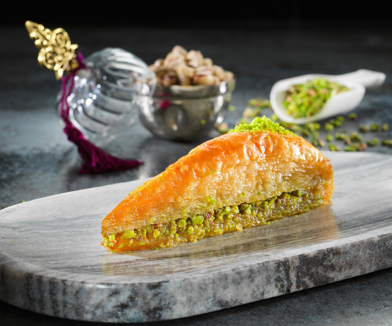 Baklava aux pistaches premium (coupe triangle)