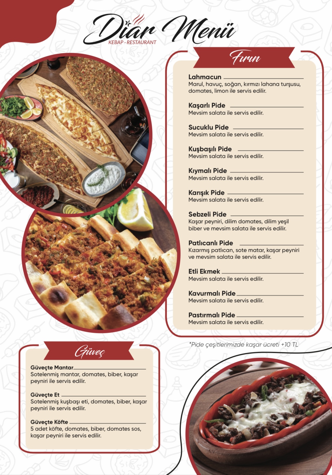 Pide Lahmacun ve Kiremit