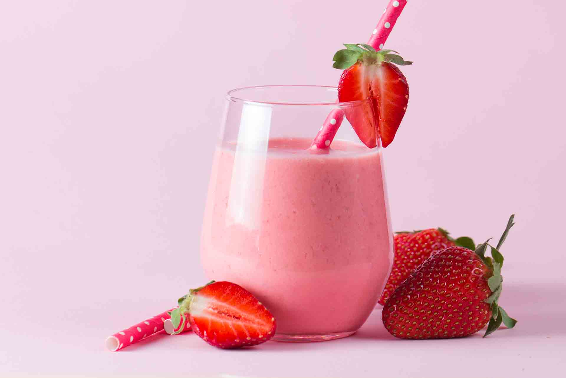 Çilekli Milkshake