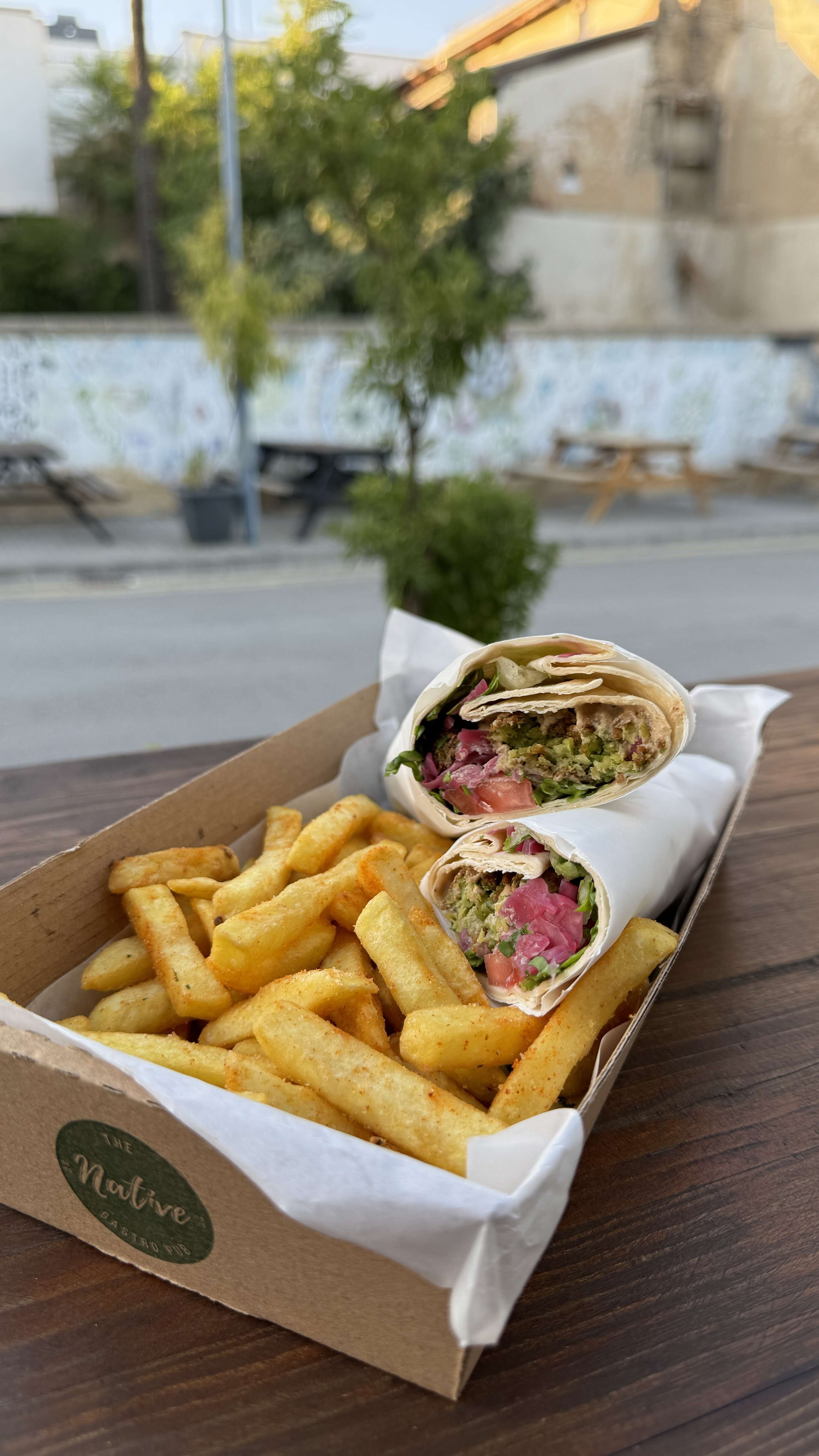 Felafel Wrap (Vejeteryan)