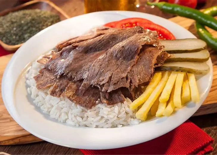 Pilav üstü  Döner