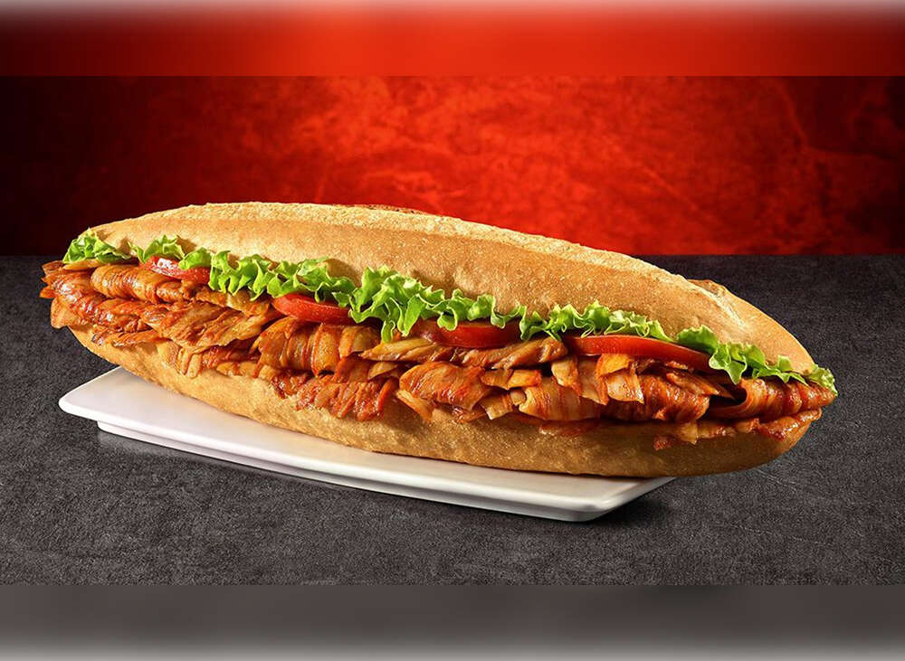 Yarım Ekmek Arası Tavuk Döner 80gr