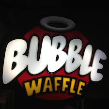  Bubble Waffle Menü