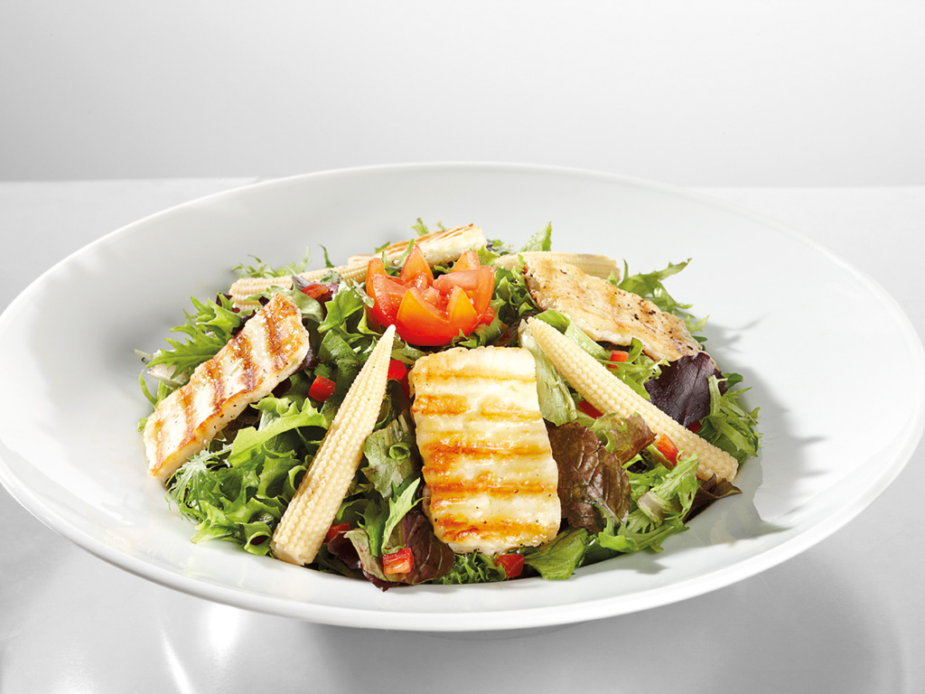 Hellim Salata-Halloumi Salad-Салат с халуми