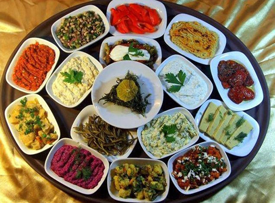 SOĞUK MEZELER/COLD DISHES/