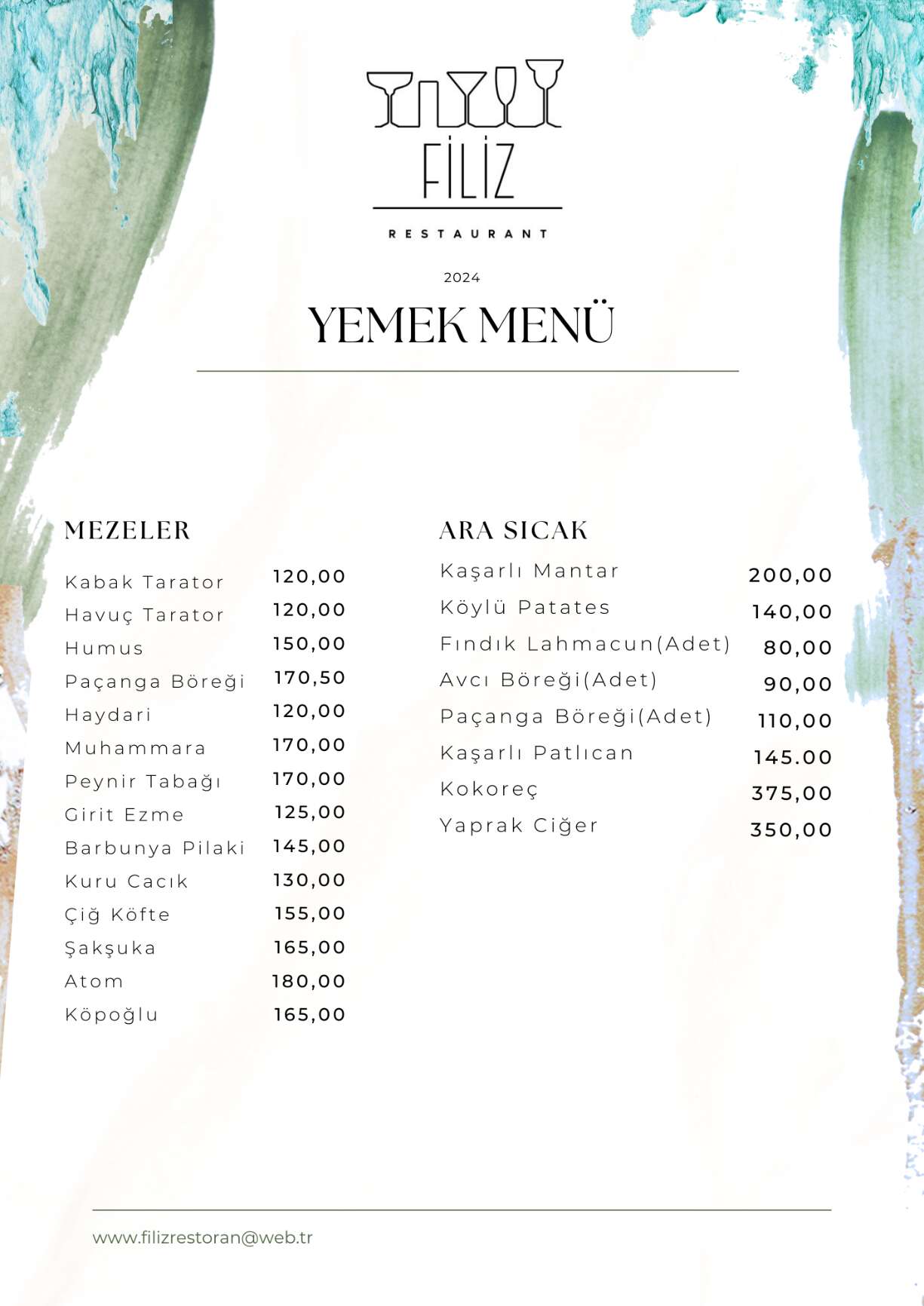 Mezeler/Ara Sıcaklar 