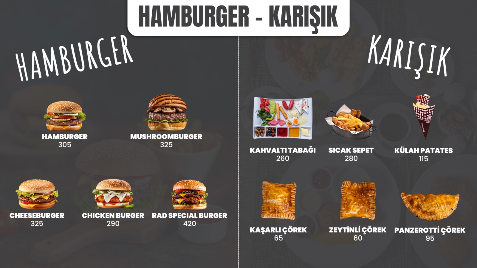 BURGER-ATIŞTIRMALIK