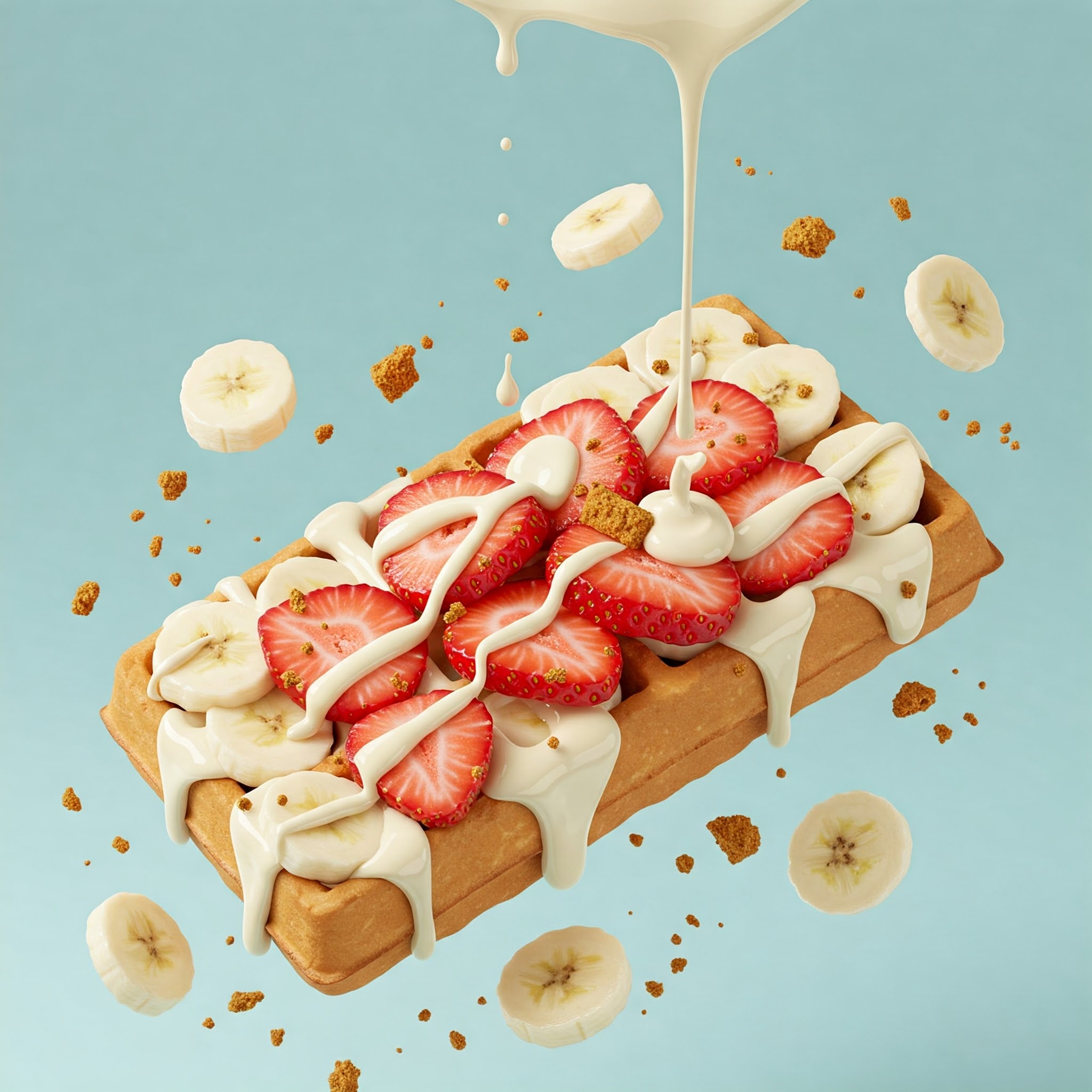 White Chocolate Waffle