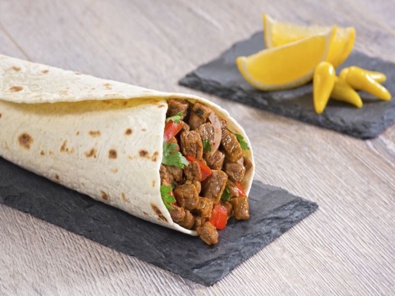 Beef Tantuni in Lavash