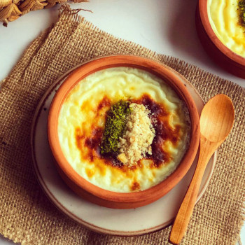 Hamsiköy Sütlaç | Hamsiköy Rice Pudding | Рисовый пудинг из Хамсикёя | حلوى حليب الأرز على طريقة