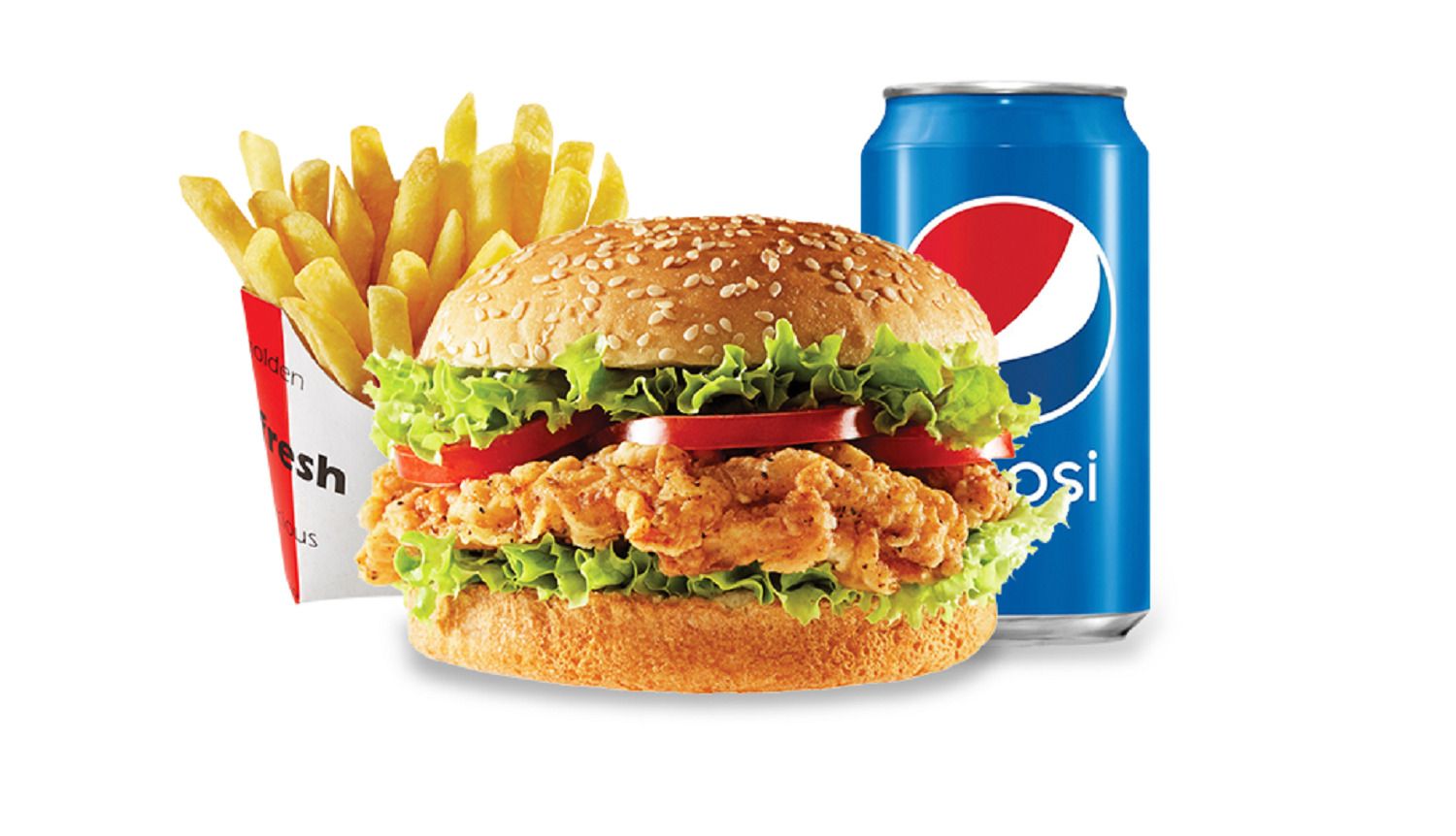 Sweet Chili Çıtır Tavuk Burger Menü