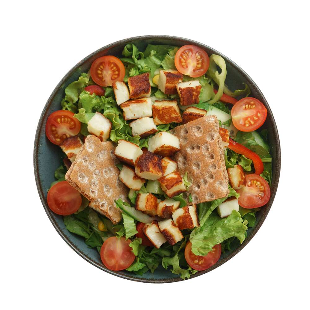 Hellim Peynirli Salata