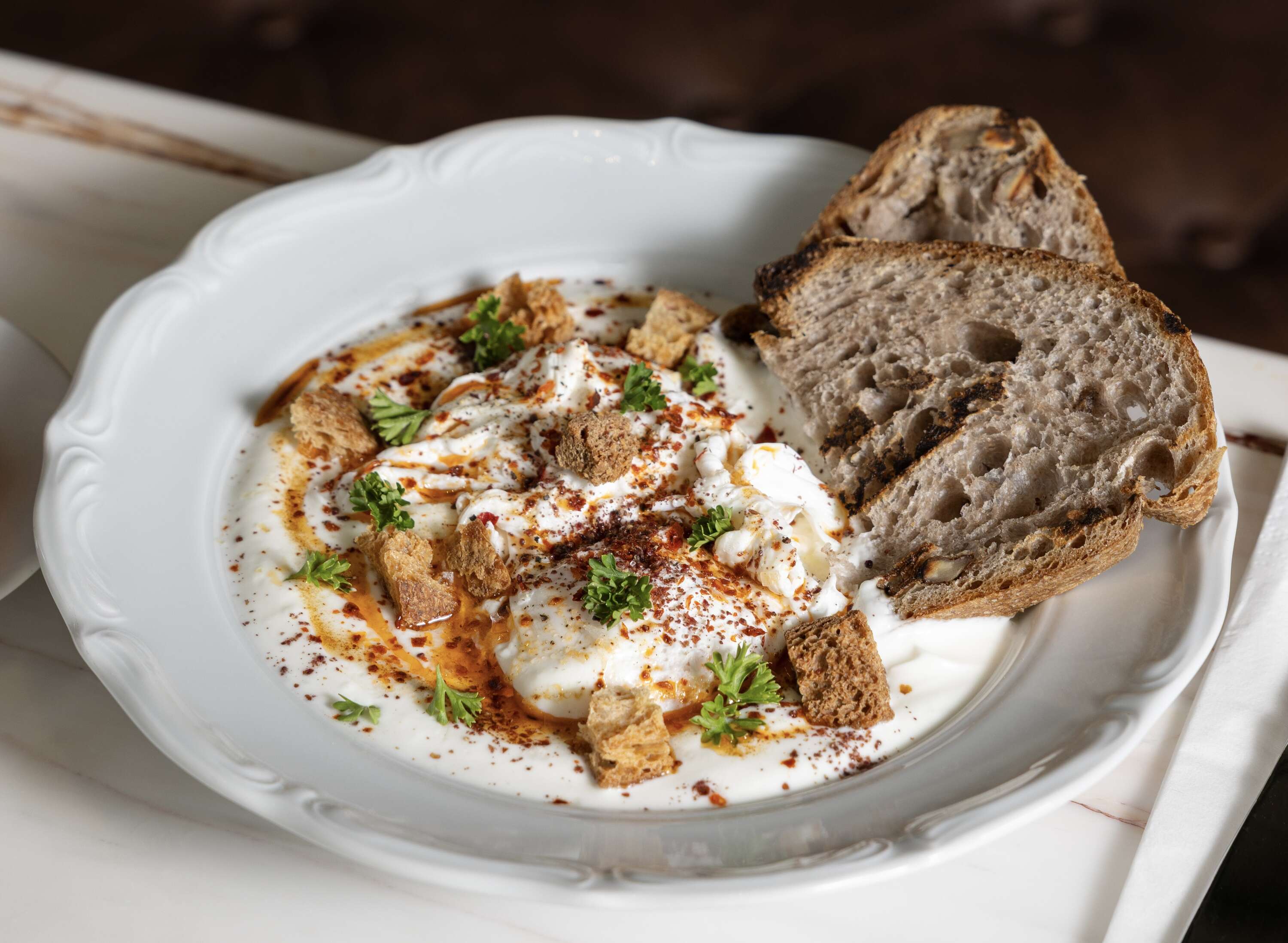 Çılbır / Turkish Poached Eggs