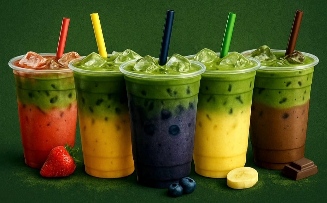 Aromalı İce Matcha Latte