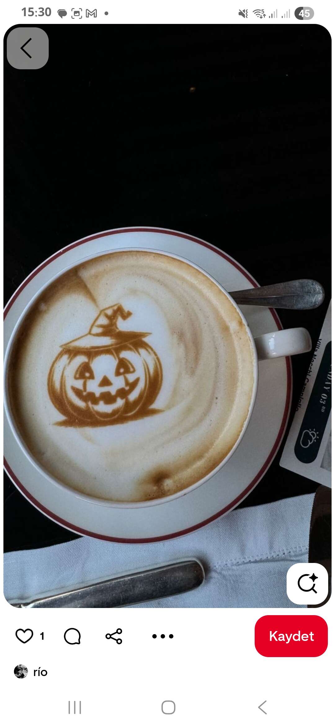 PUMPKİN LATTE