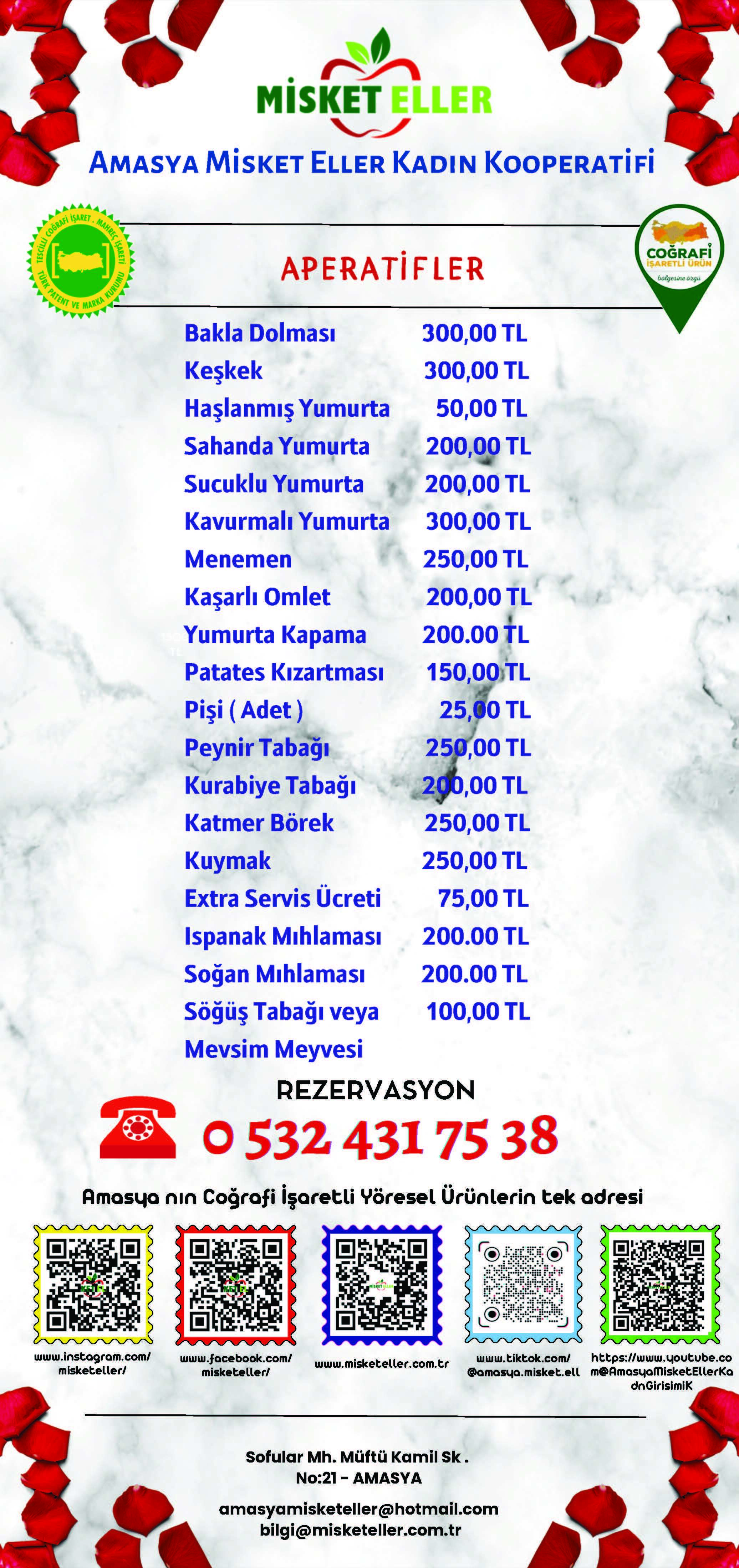 APERATİFLER