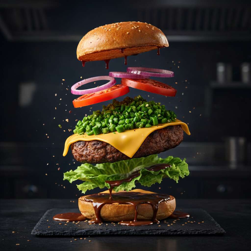 14. Green Chile Cheeseburger