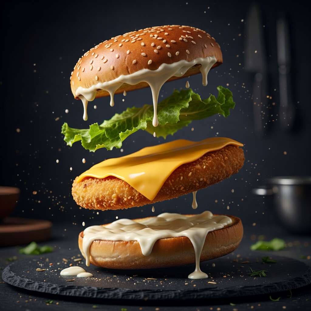17. Klasik Tavuk Cheeseburger