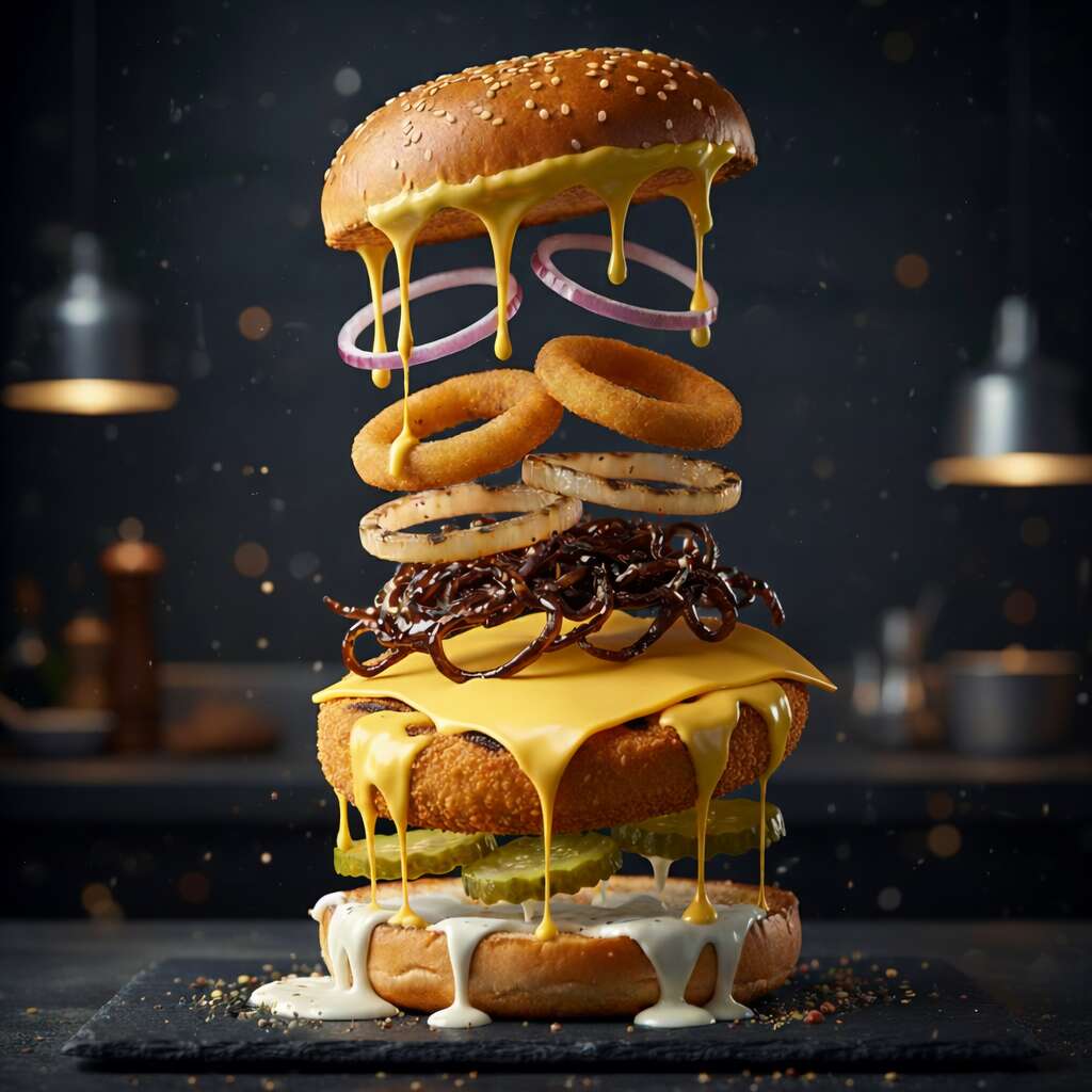 26. Onion Tavuk Burger