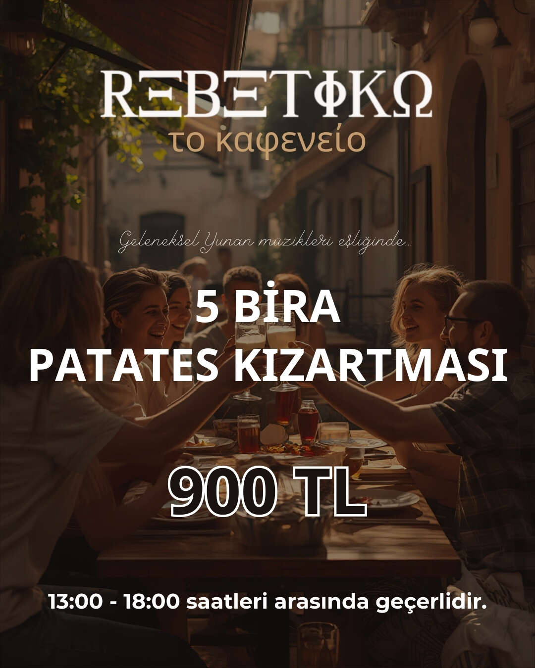 5 BİRA + PATATES KIZARTMASI  /  5 BEERS + FRENCH FRIES