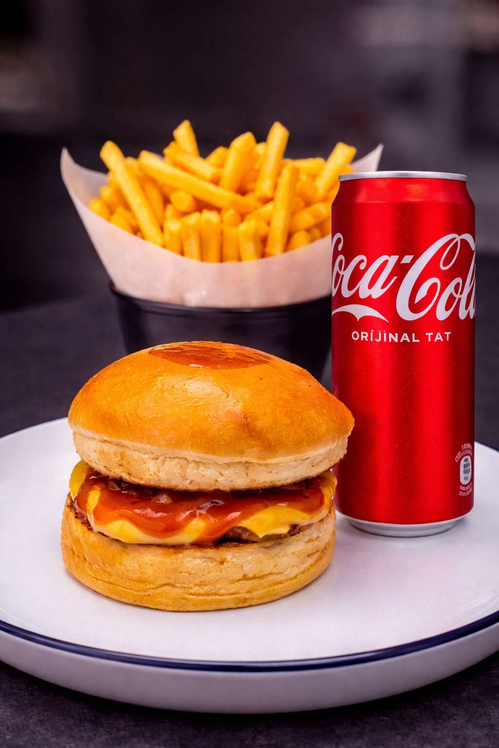 Bead Basic Cheddar Burger Menü
