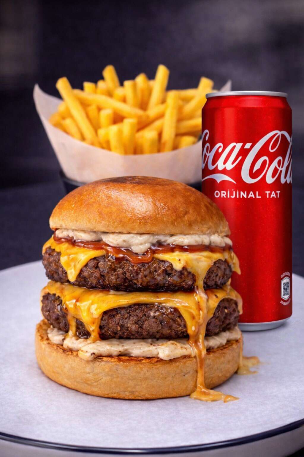 Bead Double Burger Menü