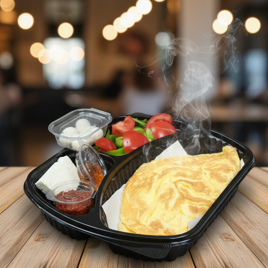 Sade Omlet Tabağı