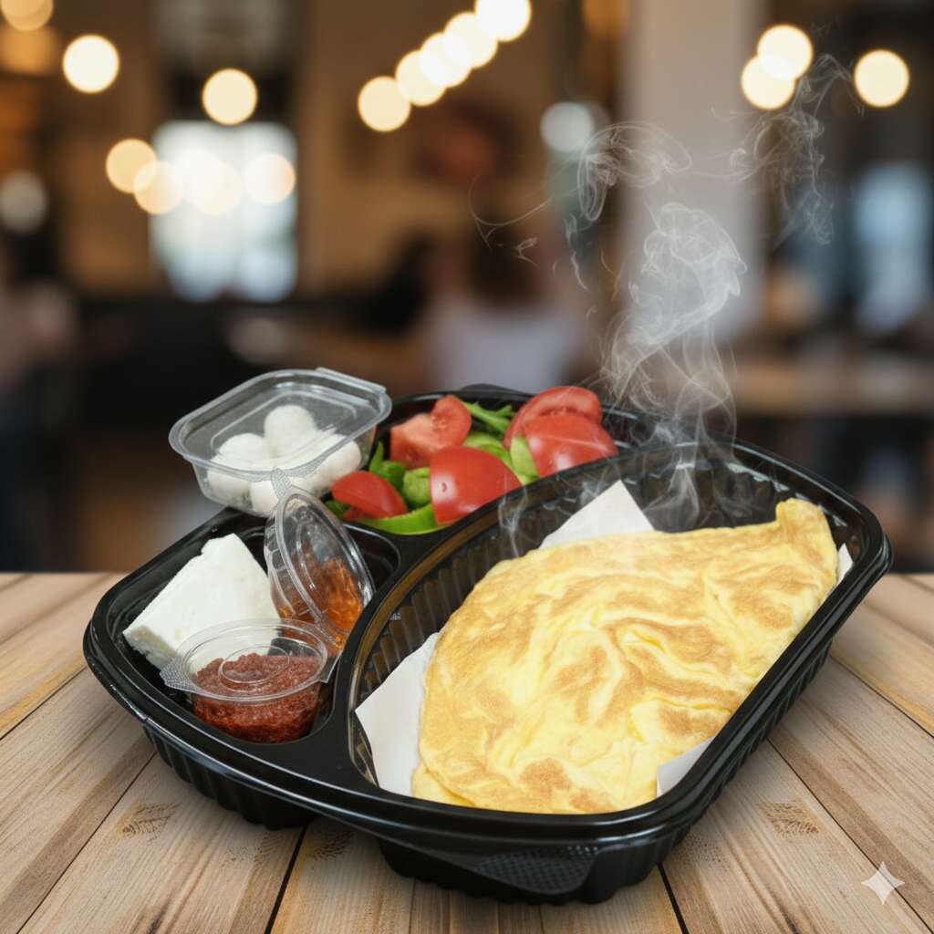 Peynirli Omlet Tabağı