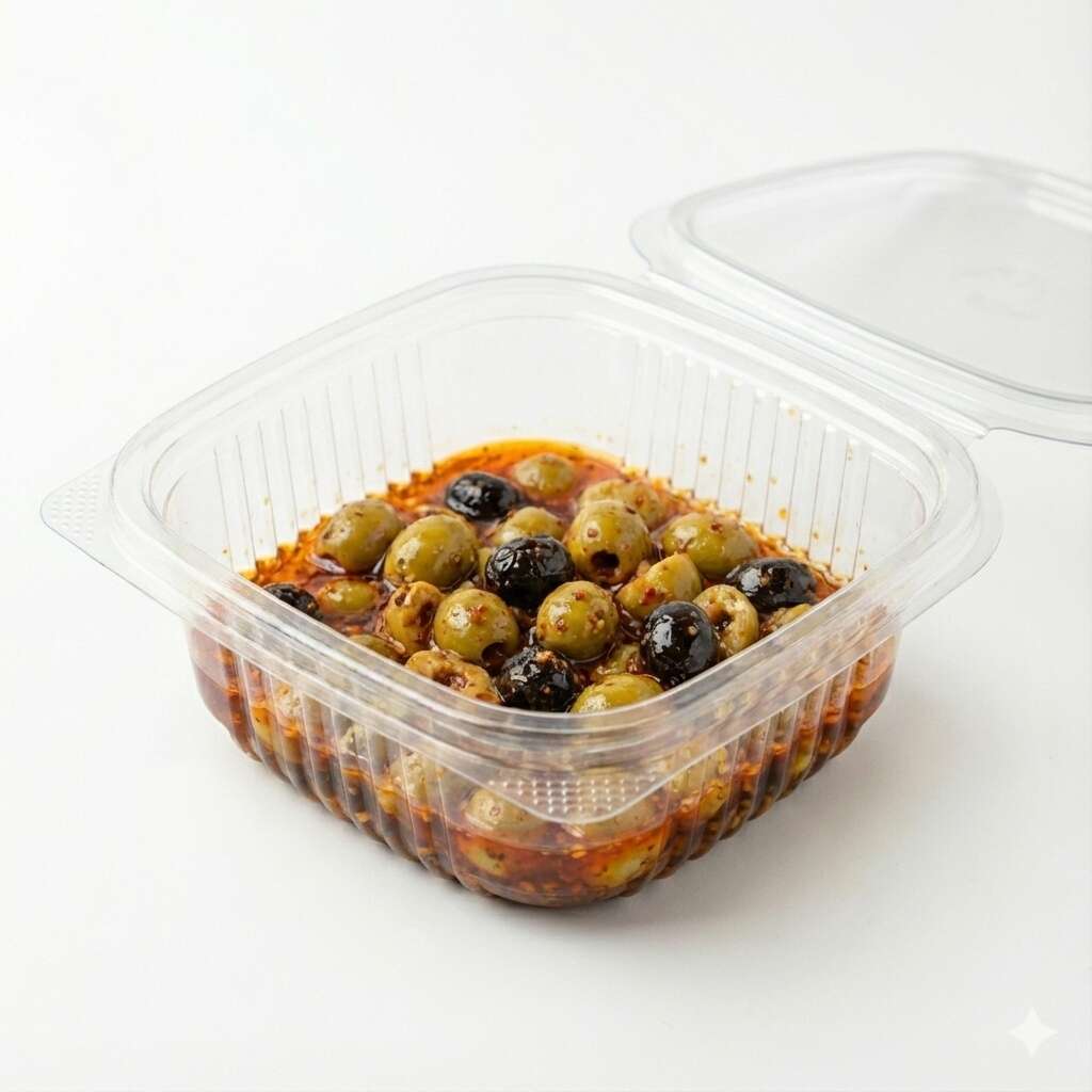 Soslu Zeytin Salatası