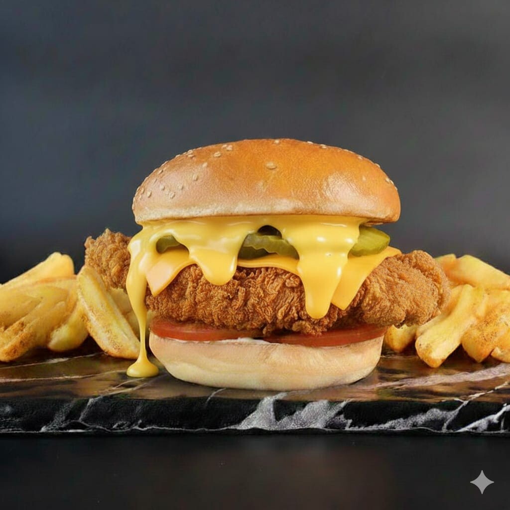 Crispy Cheese Burger