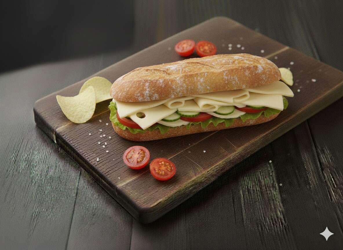 Salamlı Kaşarlı Soğuk Sandwich
