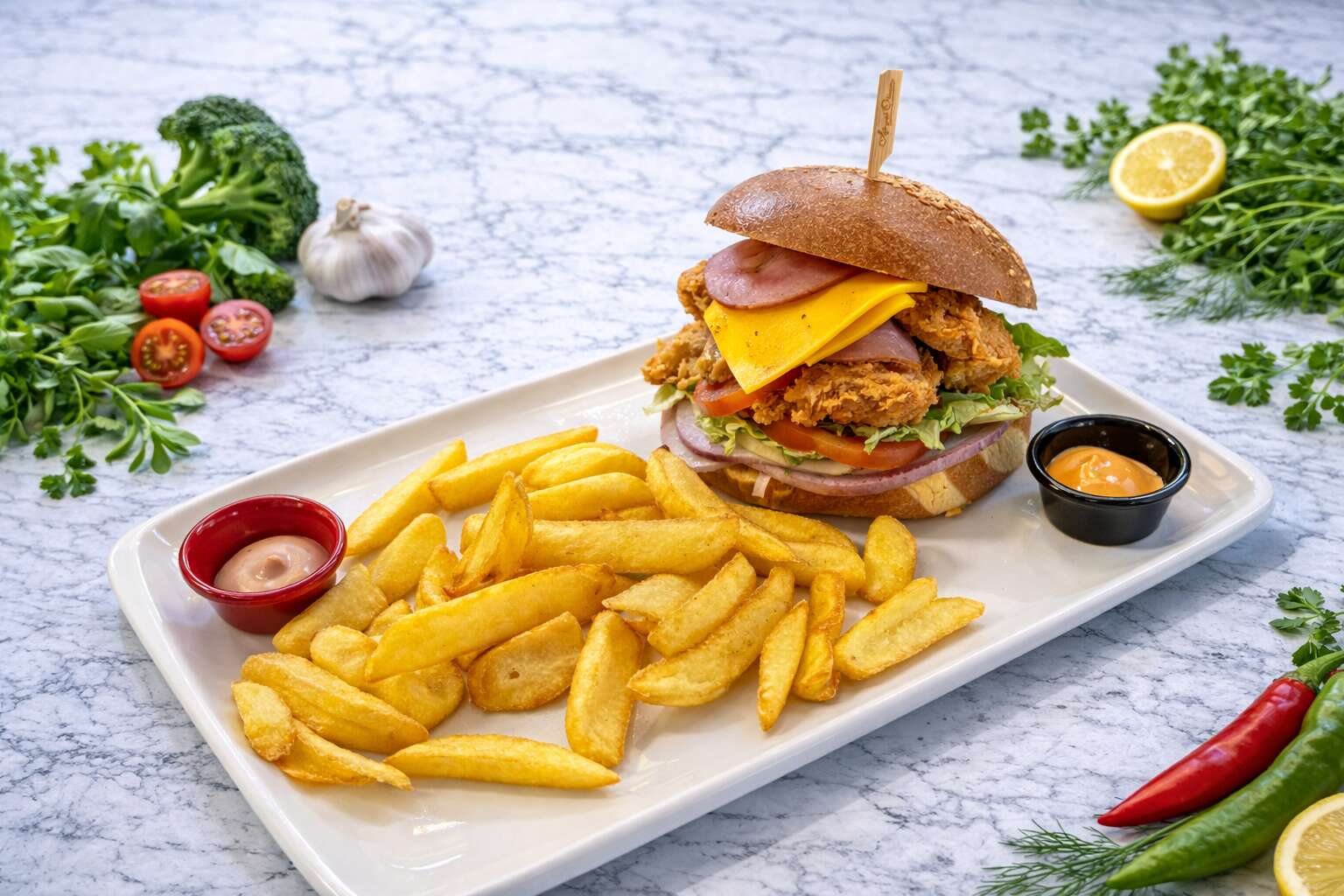 Chicken Burger (Tavuk Burgerler)