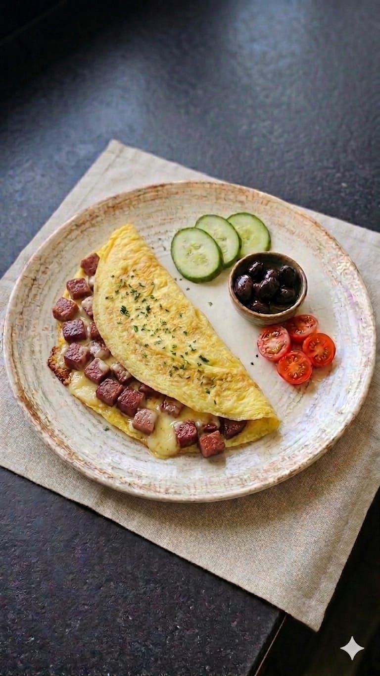 Sucuklu Omlet