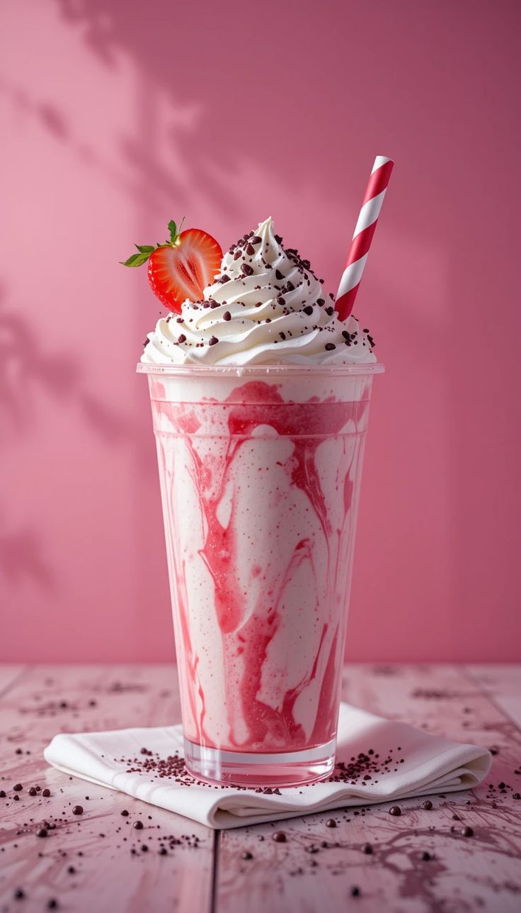 Çilekli Milkshake