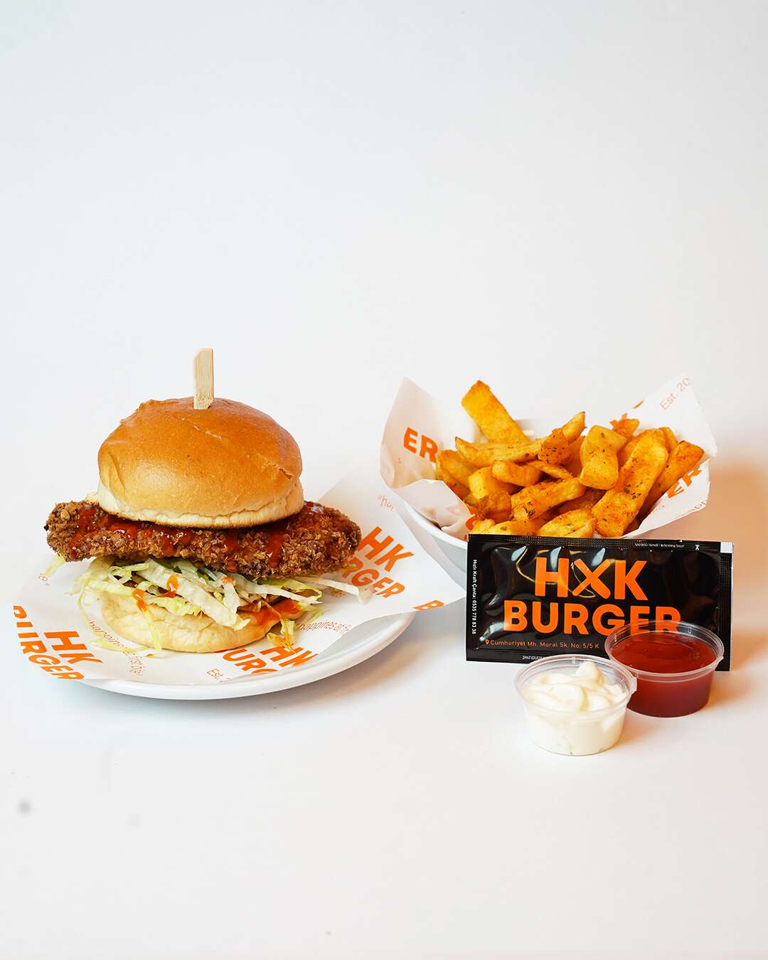 SWEET & SOUR CHICKEN BURGER 
