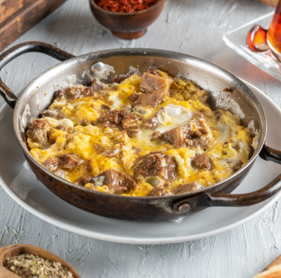 Kavurmalı Omlet 