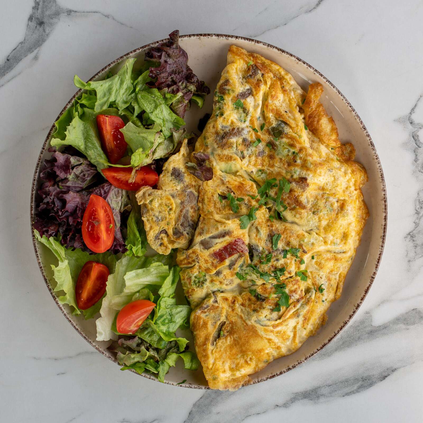 Sebzeli Omlet
