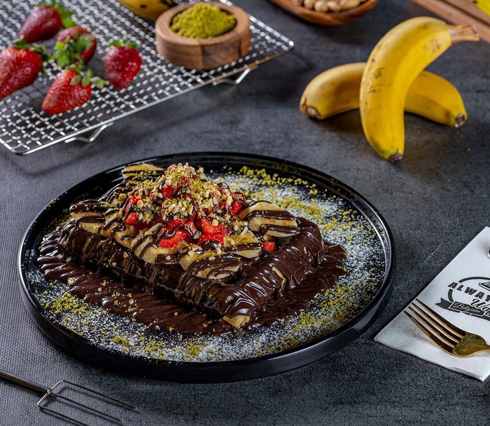 BITTER ÇİKOLATALI WAFFLE TEK KİŞİLİK