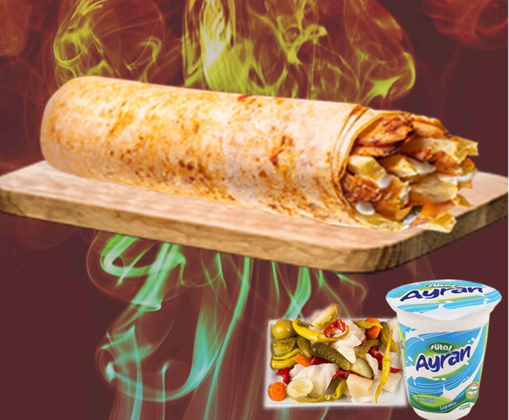 Yarım Ekmek Tavuk Dürüm