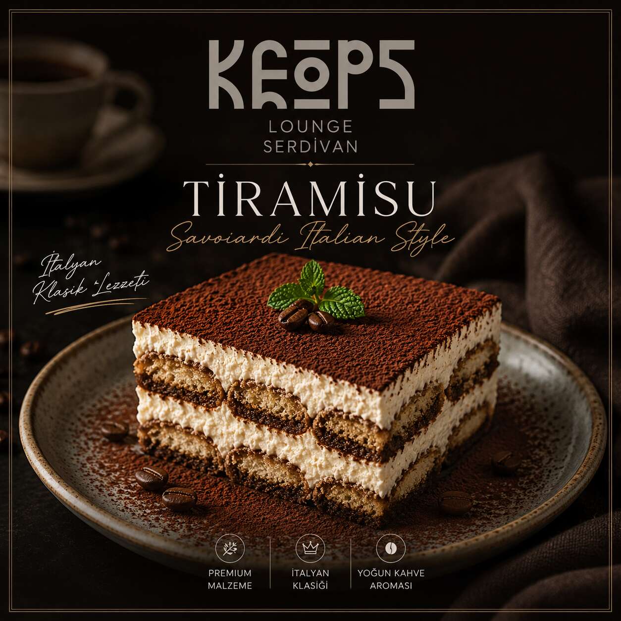 Tiramisu Savoardi İtalian