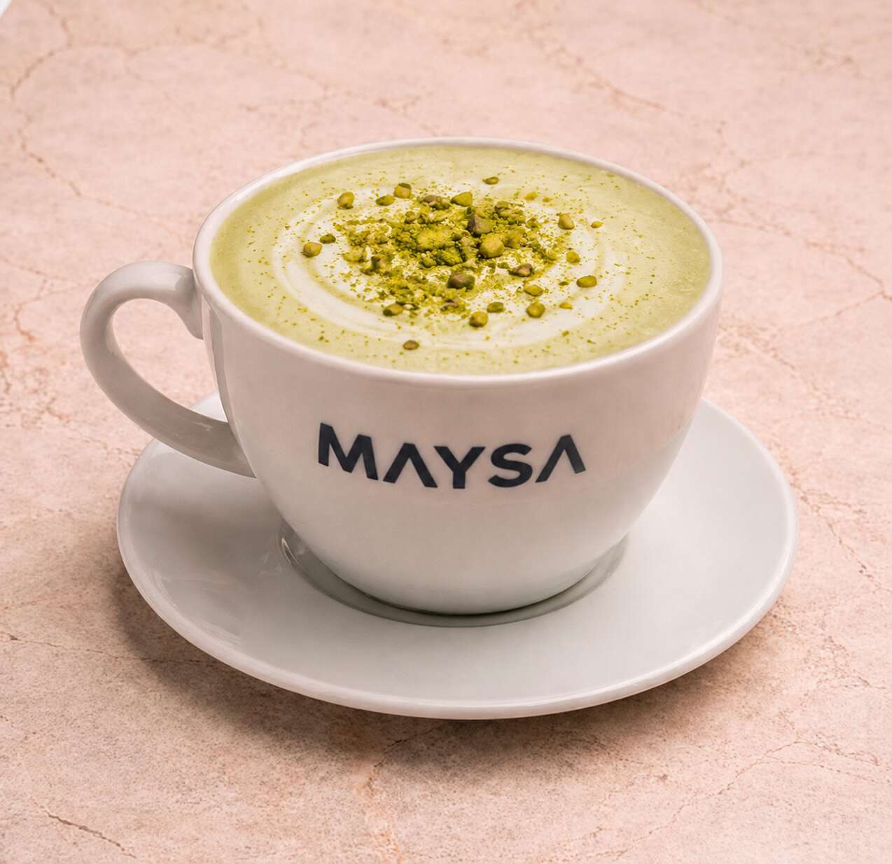 Pistachio latte